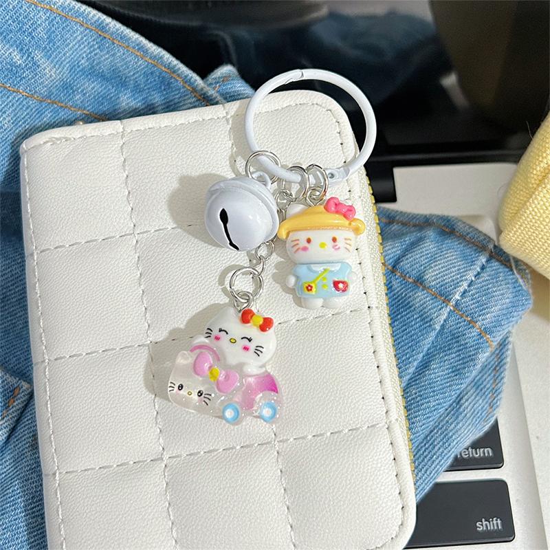Cute Cartoon Keychain Pendant Sweet Exquisite Backpack Decoration Accessories Fashion Creative Personality Dolls Key Ring Gifts
