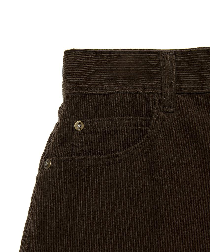 Lee Corduroy Mini Skirt Brown