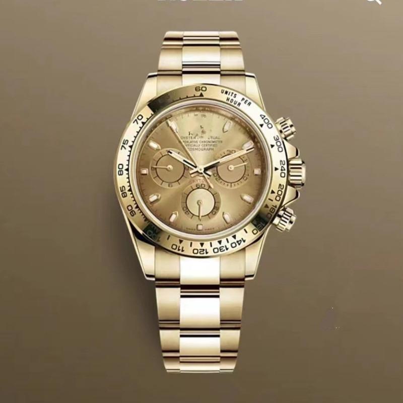 Ceas mecanic Laojia Daytona cu trei cadrane și șase ace pentru bărbați, curea din oțel, ceas multifuncțional, stația de vest, furnizor