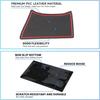SXCY for - Jeep Renegade Accessories  Renegade Door Slot Mats Cup Holder erts Liner Coasters Console erts Liner Waterproof Mats (red)