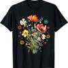 Boho Wildblumen Natur Blume Naturliebhaber Floral Herren T-Shirt
