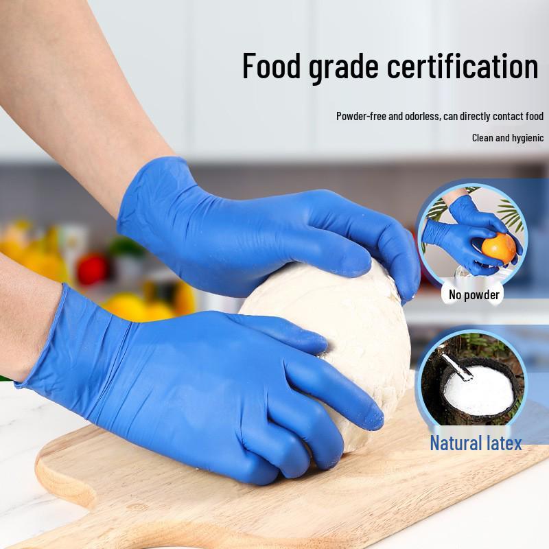 Inco Durable Food-Grade Nitrile Gloves for Kitchen and Cleaning
