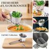 Stainless Manual Herb Multi-Function Kitchen Cutter for Cilantro Parsley and Seasoning