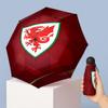 Wales Rugby Printed 5?Fold Mini Umbrella 8?Rib Windproof Compact Umbrella For Women Pocket Carry