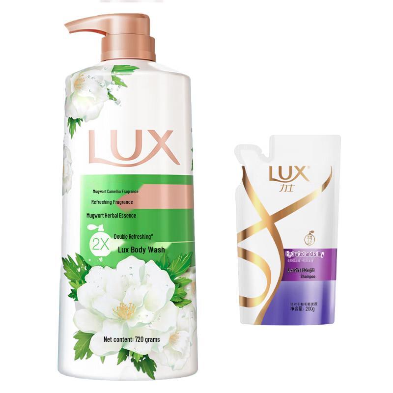

Lux Mugwort & Camellia Scent Body Wash & Shampoo Set