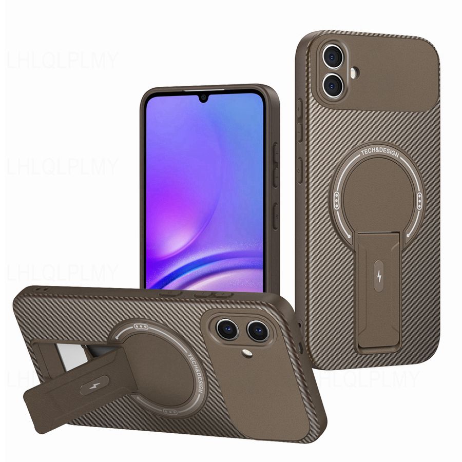 Luxury Magnetic Soft Protective Phone Case For Xiaomi Redmi Note 13 14 Pro Honor X9b 400 X9C Samsung Galaxy A16 5G A14 A15 A13 Carbon Fiber Back Cover