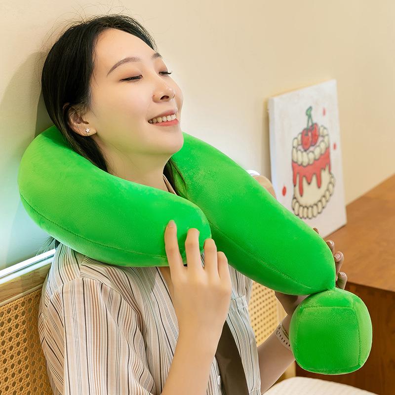 Hello neck pillow plush toy nap pillow sofa chair bed cushion pillow sleeping pillow