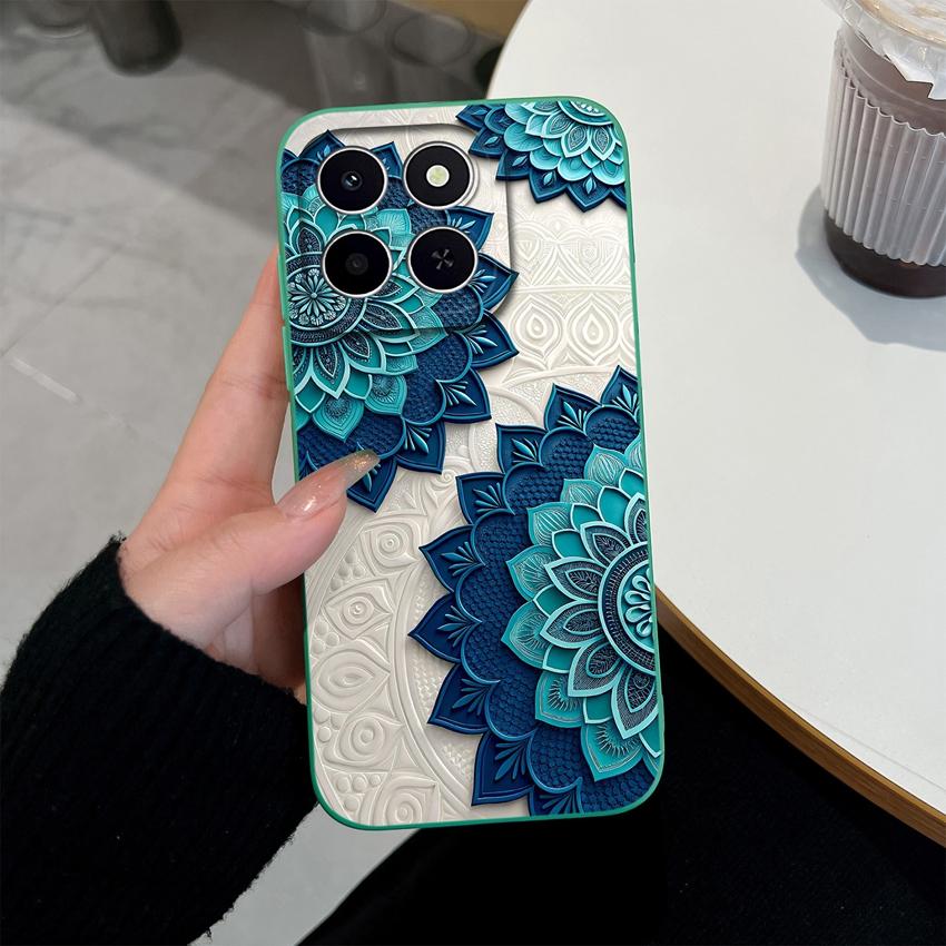 For Honor X6c X6d X5a X5c X6a X7a X8d X9d X8c X7 X8 X6 Phone Case Pretty Flowers Patterns Lightweight Soft Silicone Cover For Honor Protective Housing