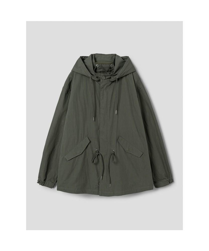 8Seconds Detachable Fishtail Hooded Short Jacket Khaki