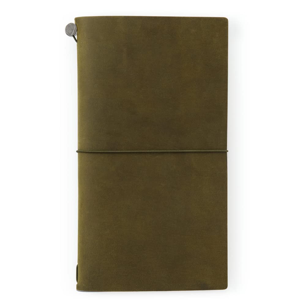 

DESIGNPHIL Traveler s Company Traveler s Notebook, Regular Size, Olive, 15342006