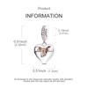 Fit Original Copper Charms Beads Infinite Love Heart Charms For Women Fine Diy Birthday Jewelry Gifts