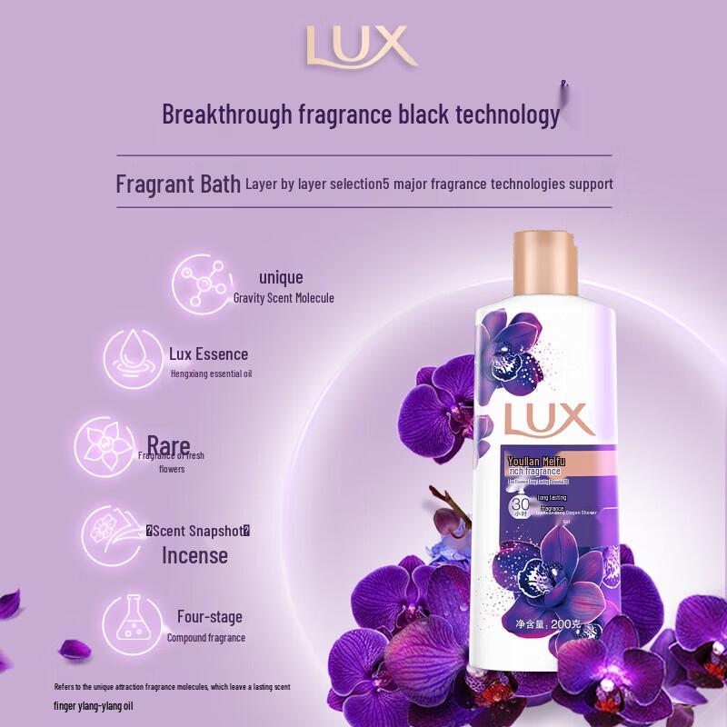 LUX Long-Lasting Fragrance Shower Gel