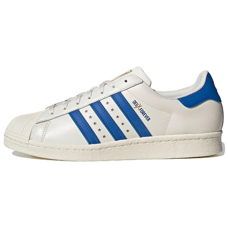 adidas x Deux Superstar 80s Cream Blue Men s IF6292 EU 41⅓