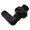 Angled Nylon Plastic Thru Hull Bilge Fitting Bilge Pump Aerator Hose Boat Marine Yacht Sail Accessories