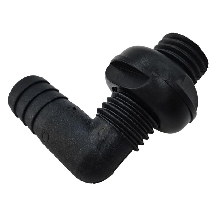 Angled Nylon Plastic Thru Hull Bilge Fitting Bilge Pump Aerator Hose Boat Marine Yacht Sail Accessories