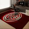 Intercontinental Football Crest Rug Game Carpet, Floor Mat for Bedroom Living Room Entryway Rug, Home Decor Idea Gift for Christmas birthday
