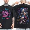 Jinx Arcane Pure Cotton EU Size T Shirt Manga Japanese Harajuku Men Tee Streetwear Comic Unisex Clothes