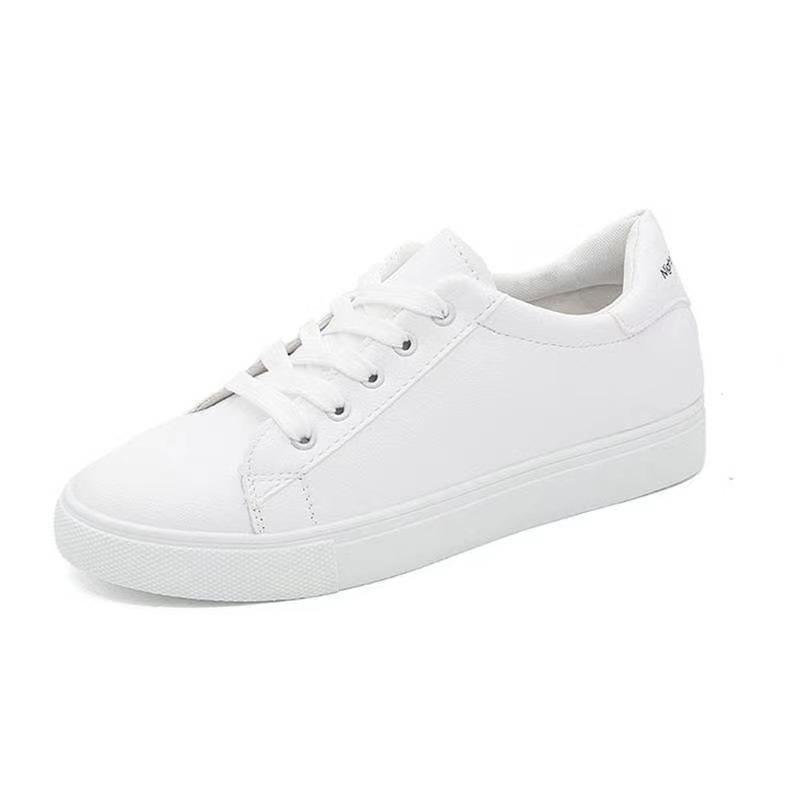 Little white shoes women's spring and autumn new fashion flat baseplate shoes student breathable women's shoes single shoes casual white shoes