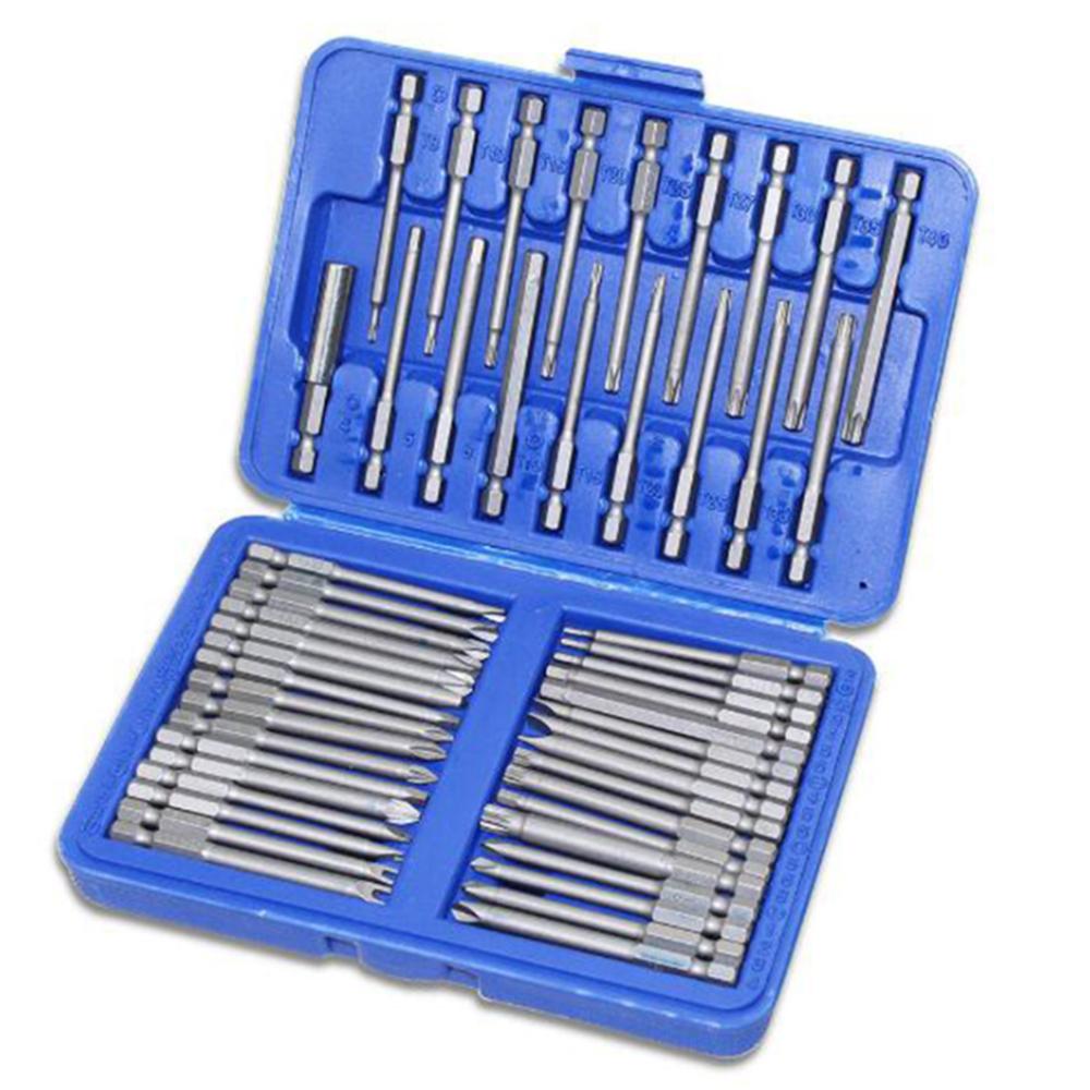 50pcs 75mm Extra Long Reach Bit