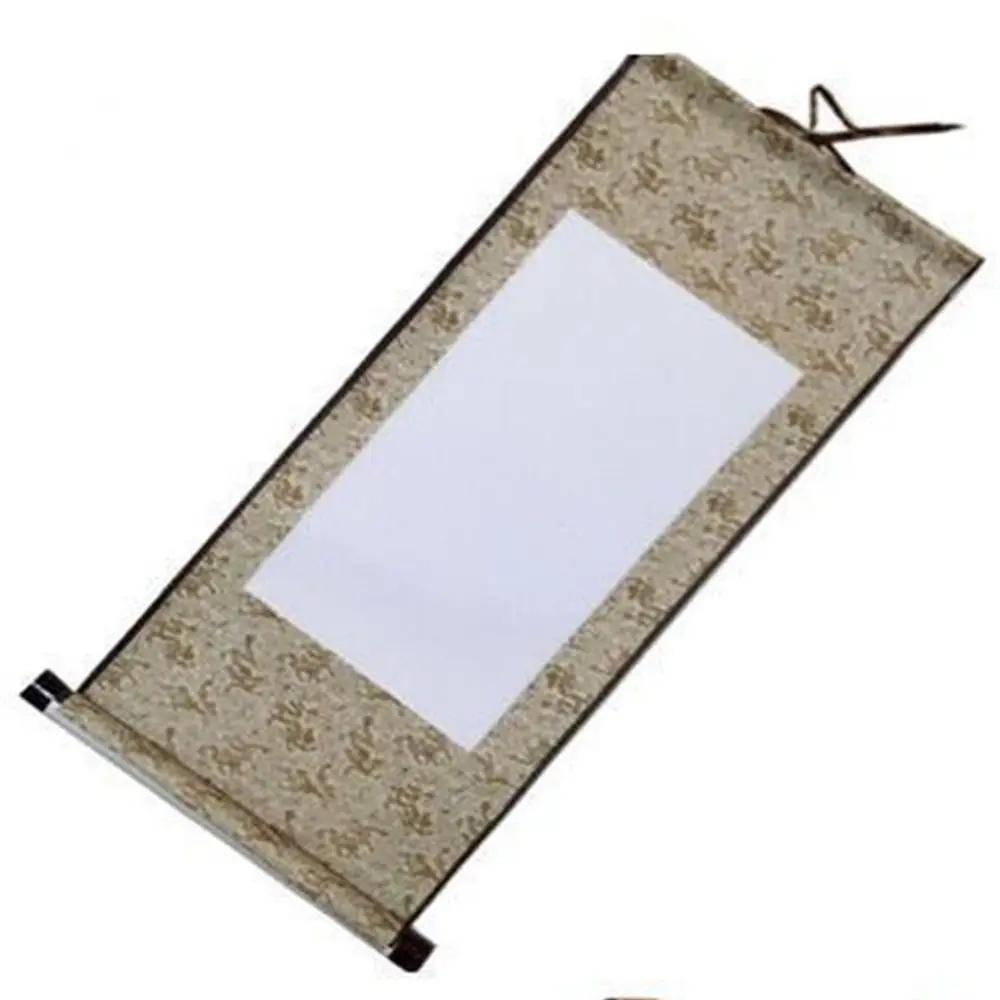 Crafts Art Supplies Home Decoration Rice paper Drawing Canvas Scrolls Calligraphy Mounting Painting Scroll Blank Hanging Scroll