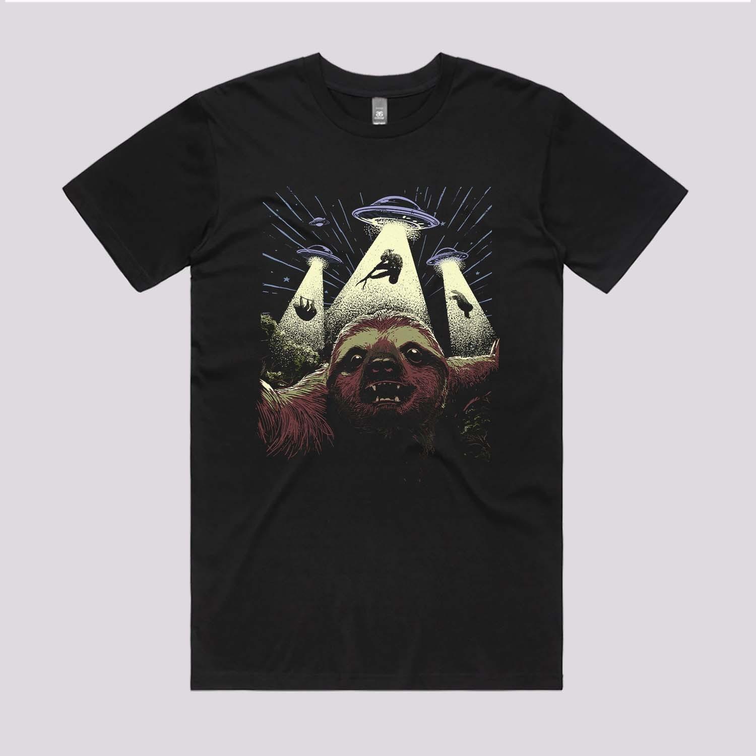 Sloth alien abduction tshirt, vintage tshirt Unisex T-Shirt XXXL
