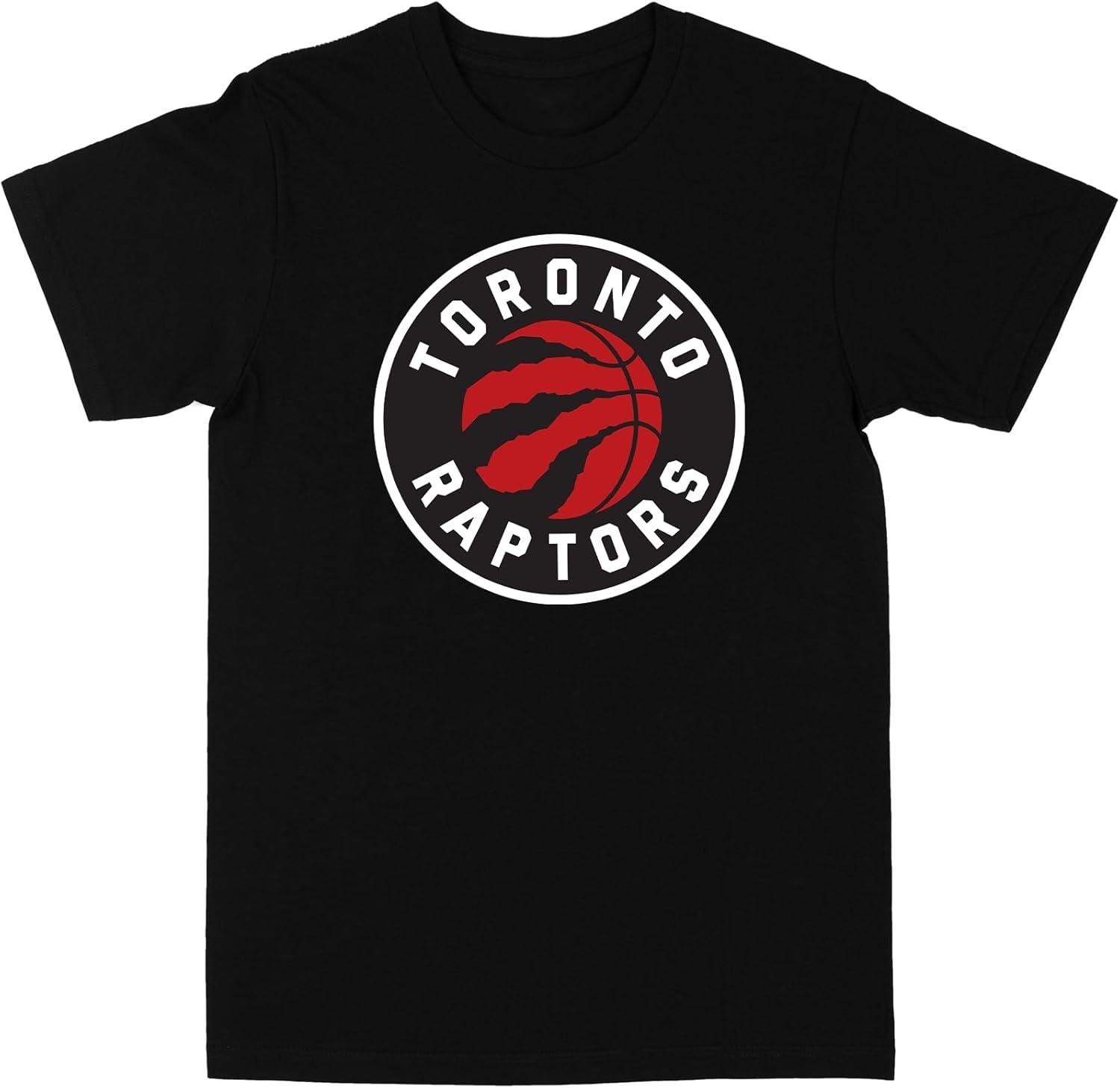 Мужская футболка Philcos Toronto Raptors Черная футболка Премиальная заготовка Gildan S чёрный