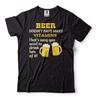 Mens Beer Shirt Beer Doesn't Have Many Vitamins Shirt Funny Drinking Tee