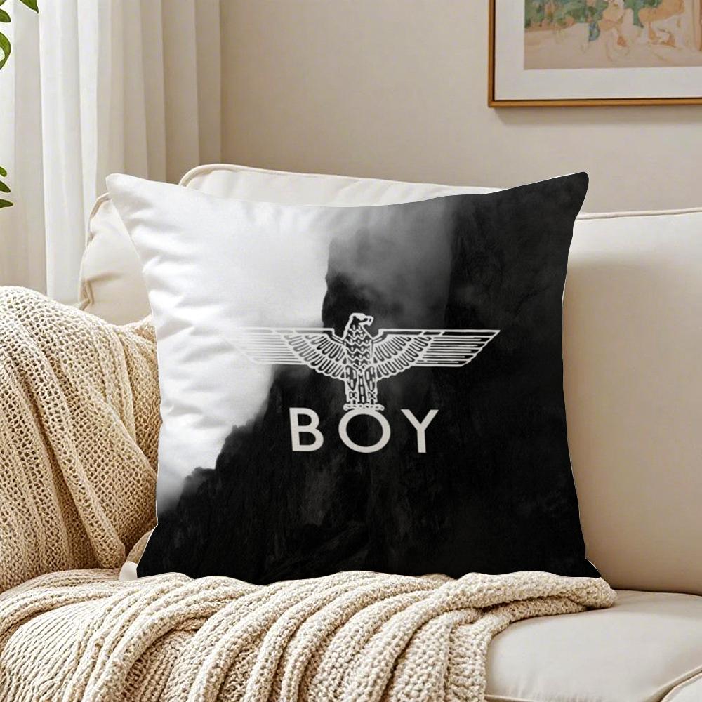 Brand BBOY LONDON Cushion Cover Linen Pillowcase Soft for Sofa Bed Home Room Decor