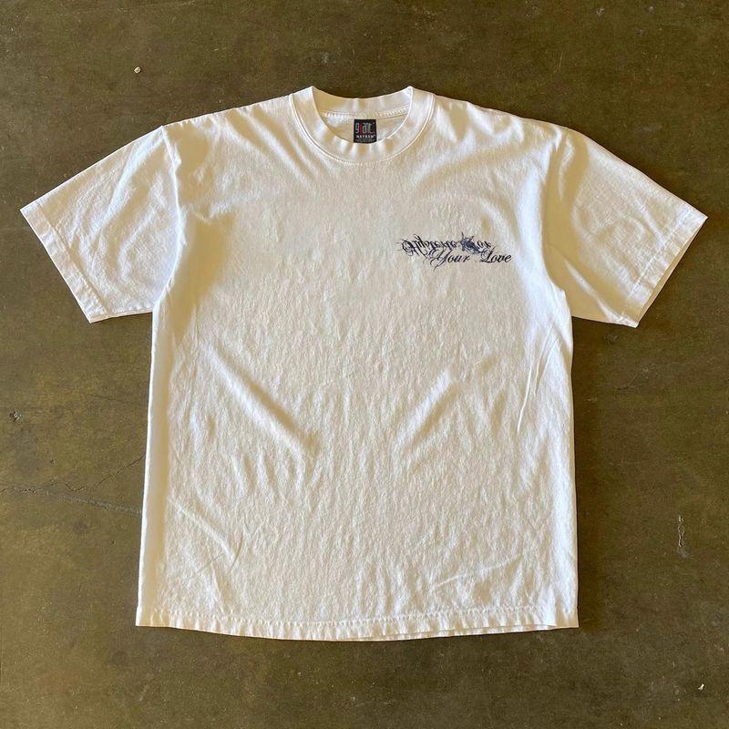 

Make Money for Charity 260G Heavy Weight Pure Cotton! Oldschool American Retro Tattoo Style White [260g Heavy weight pure cotton]] 3XL