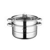 Baizao Jiayue Double-Layer Stainless Steel Steamer
