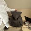 New niche angel wing backpack simple and high-value drawstring backpack sweatshirt hat bag