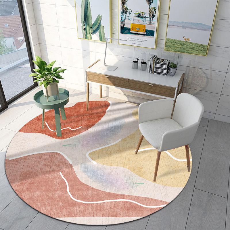 Round Living Room Living Room Washable Printed Rug Queen Bedside Bedroom Rug Home Decor Rug Alfombra