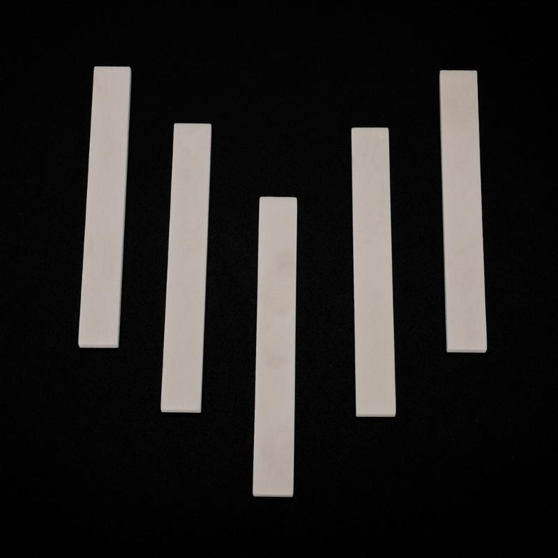 Acoustic Guitar Bone Blanks Saddle Lightweight Durable Guitar Bridge Saddle Blank DIY Stringed Instrument Supplies