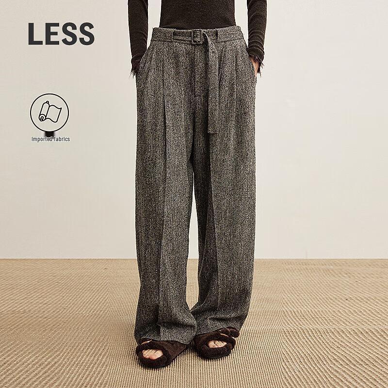 

LESS 2025 Autumn Fashion Loose Wide-Leg Casual Pants M