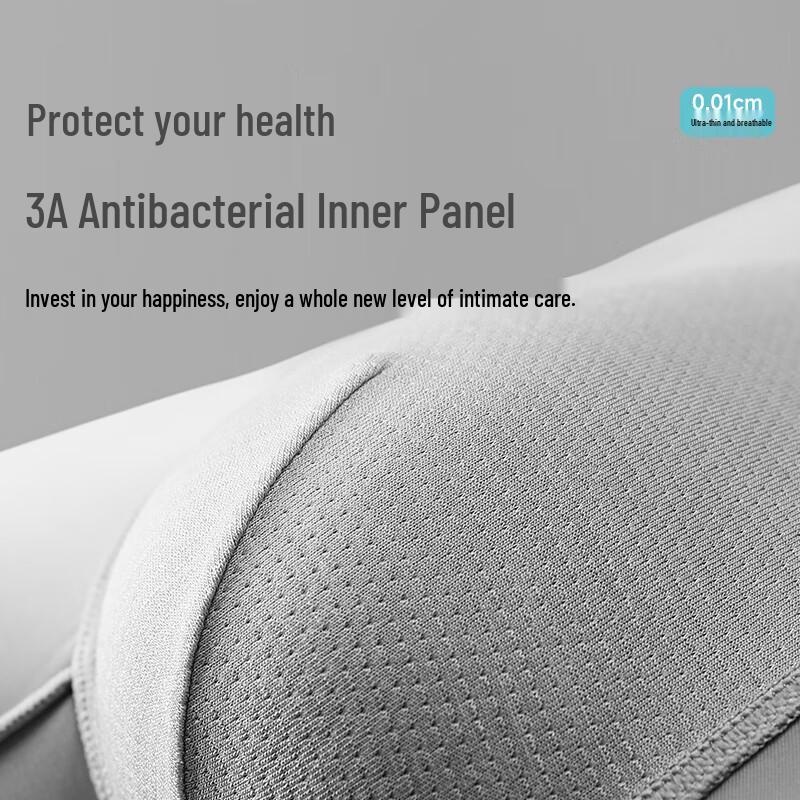 Septwolves Men's Seamless Antibacterial Boxer Briefs 3-Pack