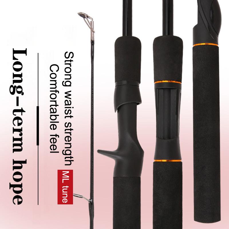 1 Pcs Black Luya Rod Water Drop Wheel Fishing Rod Fishing Accessories