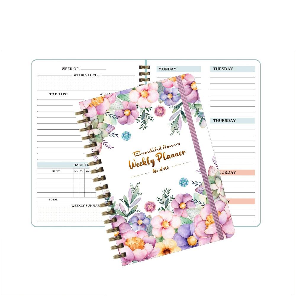 Planner Reminder Weekly Schedule Book A5 Coil Notebook High Quality Weekly Planner School
