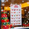 Hangable Fabric Advent Calendar with 24 Pockets - 24 Day Christmas Countdown Bag for Candy Chocolate for Classroom