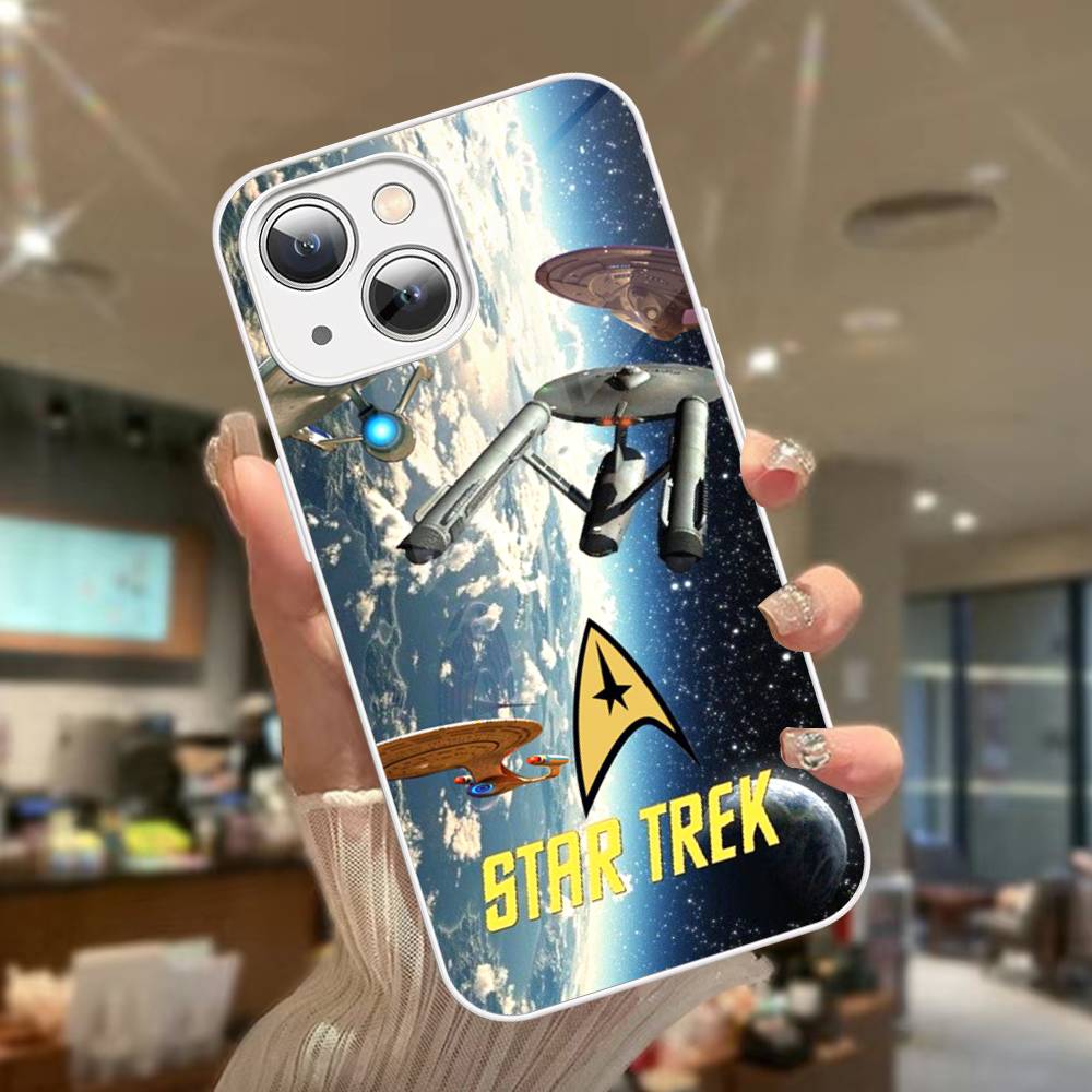 Classic Movie S-Star T-Trek Tempered Glass For Iphone 14 13 12 11 Pro Mini XS MAX 14Plus X XS XR Cover