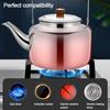 New 1L/1.5L/2L Tea Pot Large Capacity Fast Heating Teapot Stainless Steel Coffee Pot Home Camping