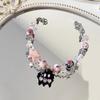 2023 Korean Black Cat Heart Star Bracelet Women Light Luxury Design Exquisite and High Quality Double Layer Jewelry