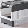 Cat Litter Box with UV Sterilization Lights Large Capacity Fully Enclosed Cat Toliet Litter Pan Anti-Splashing Kitten Bedpan