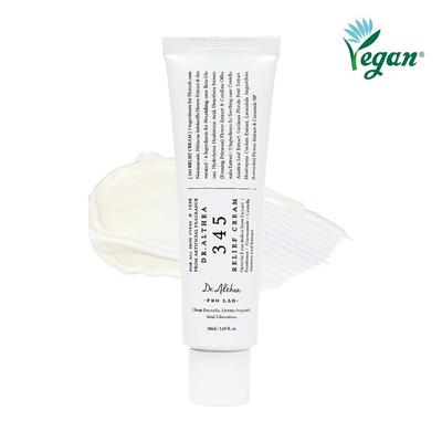 Crema Lenitiva 345 50ml con Niacinamide & Ceramidi, Coreana