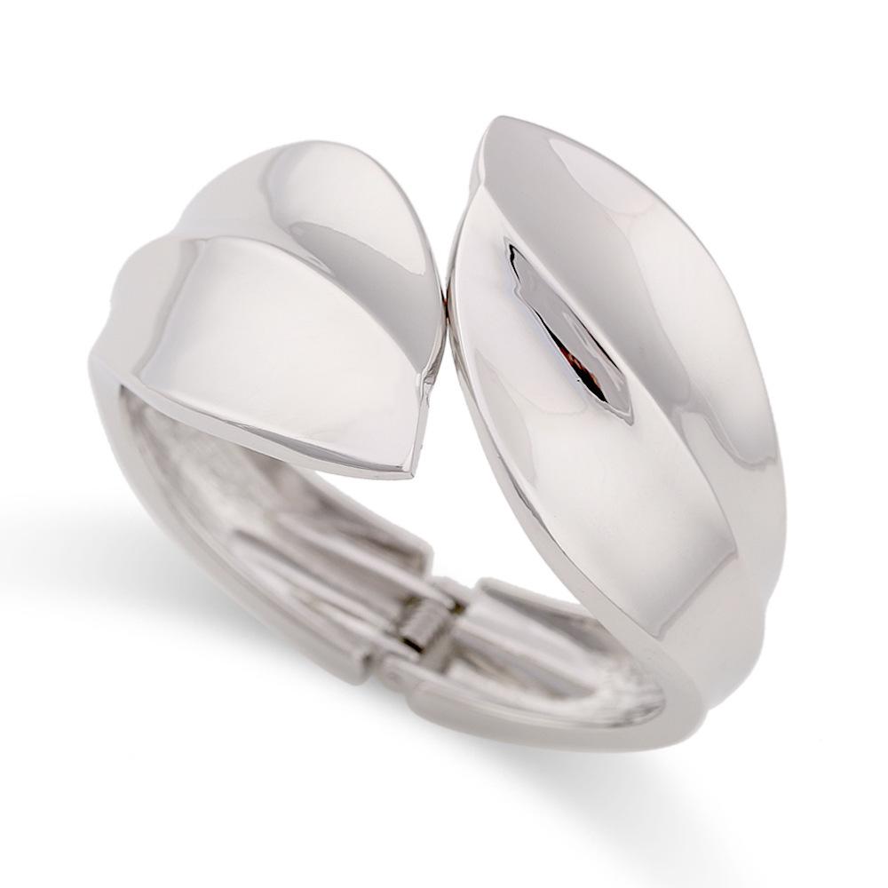 Retro Irregular Open Cuff Bracelet for Women, Vintage Bangle Wrist Jewelry