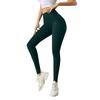 Women's Fashion Yoga Pants High Waisted Strap Pleated Hip Lifting Exercise Skinny Pants