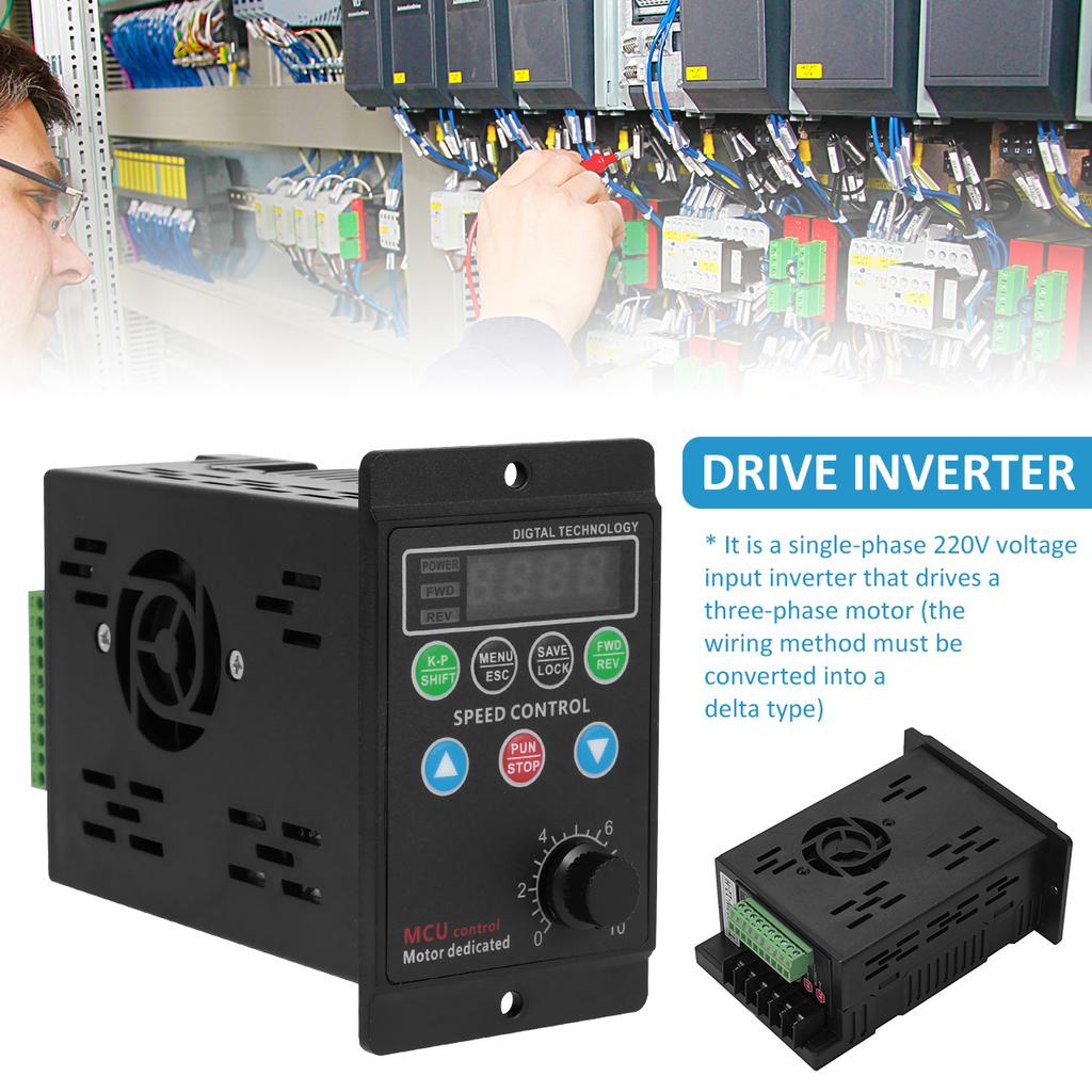 Frequency Converter Electric Inverter 750W Add Motor Driver Variable Frequency Drive 220 V Single-phase Input Three-phase Output