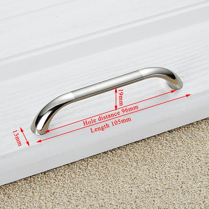 KAK Zinc Alloy Modern Cabinet Handles Kitchen Cupboard Door Pulls Drawer Knobs Handles Wardrobe Pulls Furniture Handle
