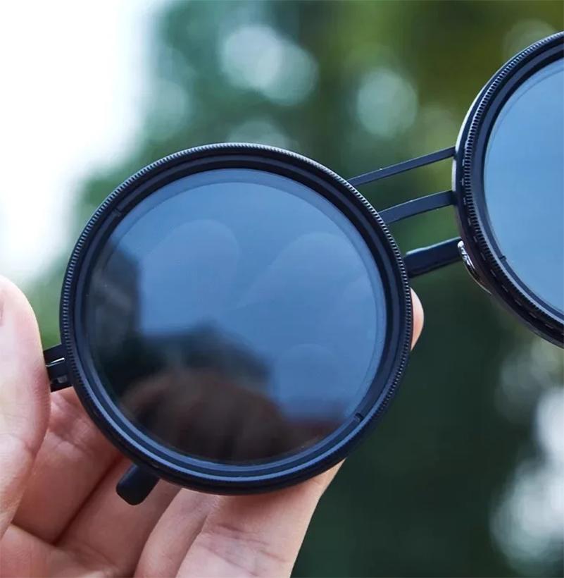 Nd9-Speed Adjustable Light-Reducing Sunglasses Fishing Filter Glasses Uv Anti-Ultraviolet Personalized Polarized Sunglasses