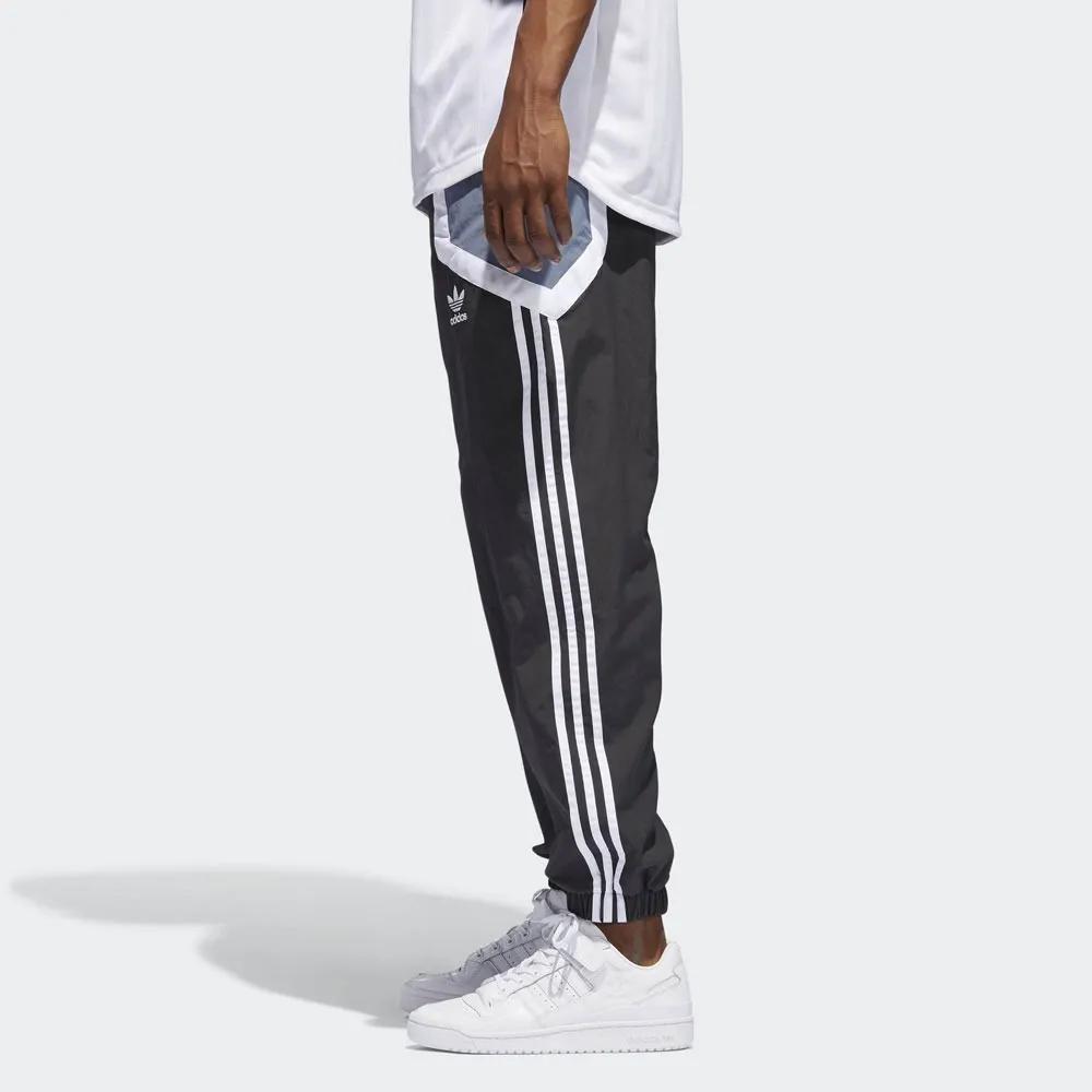 Adidas Originals Atletico Nova Wind Three Stripes Logo Cuffed Casual Pants Men Bottoms Black CE2478