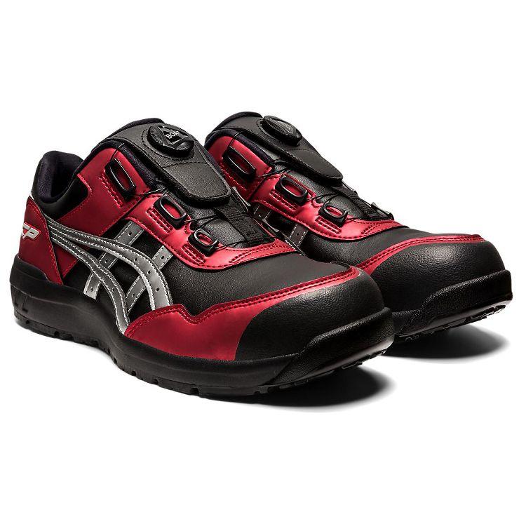 Asics Winjob CP306 Boa Leather Comfortable Low-Top Casual Shoes Unisex Shoes Black Red Silver 1273A029-003